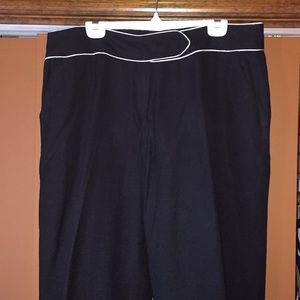 Linen Black slacks “DressBarn”
